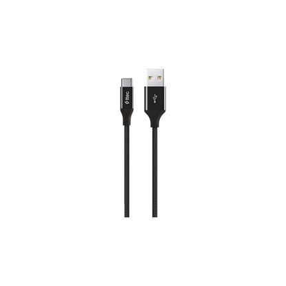 ttec AlumiCable Type C 2.0 Charge/Data CableBlack (2DK18S) (TTEC2DK18S)-TTEC2DK18S