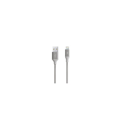 ttec AlumiCable Lightning Charge/Sync Cable Silver (2DK16G) (TTEC2DK16G)-TTEC2DK16G