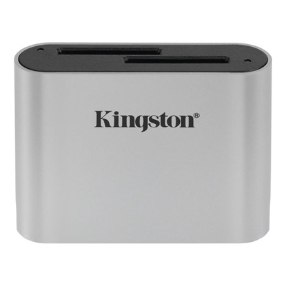 Kingston USB3.2 Gen1 Workflow Dual-Slot SDHC/SDXC UHS-II Card Reader (WFS-SD) (KINWFS-SD)-KINWFS-SD