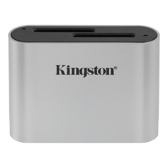 Kingston USB3.2 Gen1 Workflow Dual-Slot SDHC/SDXC UHS-II Card Reader (WFS-SD) (KINWFS-SD)-KINWFS-SD