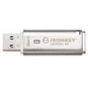 Kingston 256GB IronKey Locker+50 AES Encrypted USBtoClou (IKLP50/256GB) (KINIKLP50-256GB)-KINIKLP50-256GB