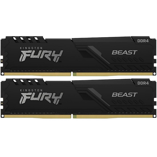 Kingston DDR4 Fury Beast 16GB/3600 CL1 (KF436C17BBK2/16) (KINKF436C17BBK2-16)-KINKF436C17BBK2-16