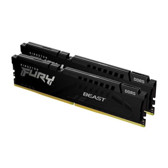 Kingston DDR5 Fury Beast Black 32GB/5200 CL4 (KF552C40BBK2-32) (KINKF552C40BBK2-32)-KINKF552C40BBK2-32