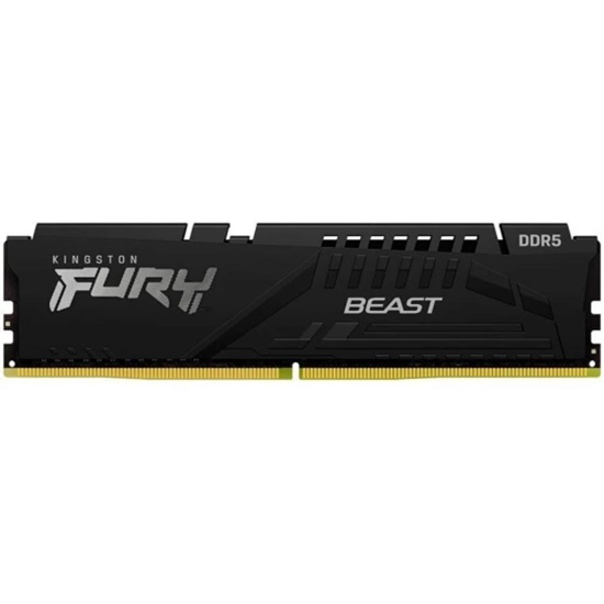 Kingston DDR5 Fury Beast Black 16GB/6000 CL3 (KF560C30BBE-16) (KINKF560C30BBE-16)-KINKF560C30BBE-16