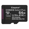 Kingston microSD 64GB Canvas Select+ G3 150MB/s (SDCS3/64GBSP) (KINSDCS3-64GBSP)-KINSDCS3-64GBSP