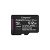 Kingston microSD 512GB Canvas Select+ G3 150MB/s Adap (SDCS3/512GB) (KINSDCS3-512GB)-KINSDCS3-512GB