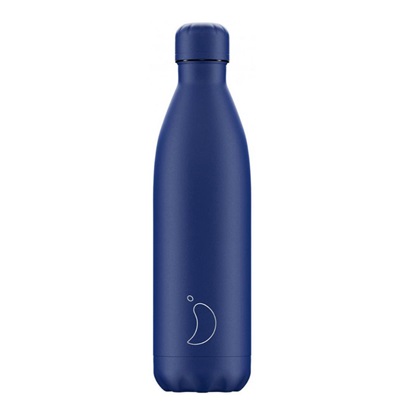 Chilly's Monochrome Μπουκάλι Θερμός Ανοξείδωτο BPA Free 750ml Blue All Matte (207277) (CHI207277)-CHI207277