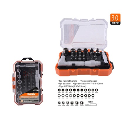 Shind Σετ Γωνιακο Κατσαβιδι Με Μυτες 30 Τεμ. (SHI-94473) (SHI94473)-SHI94473