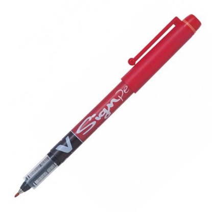 Pilot V-Sign Pen 0.6 Ballpoint Red (SW-VSPR) (PILSWVSPR)-PILSWVSPR