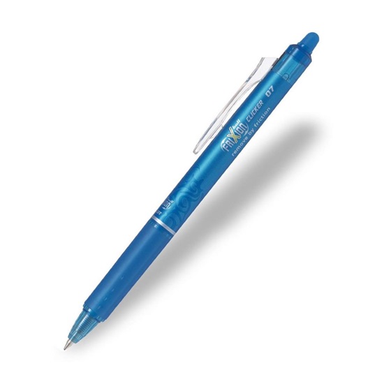 Pilot Rollerball Pen Frixion Clicker M Turquoise (BLRT-FR7-TU) (PILBLRT-FR7-TU)-PILBLRT-FR7-TU