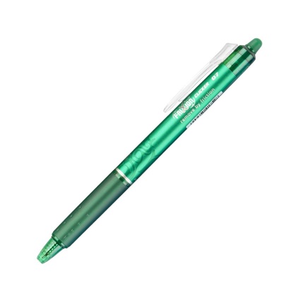 Pilot Rollerball Pen Frixion Clicker M Green (BLRT-FR7-GR) (PILBLRT-FR7-GR)-PILBLRT-FR7-GR