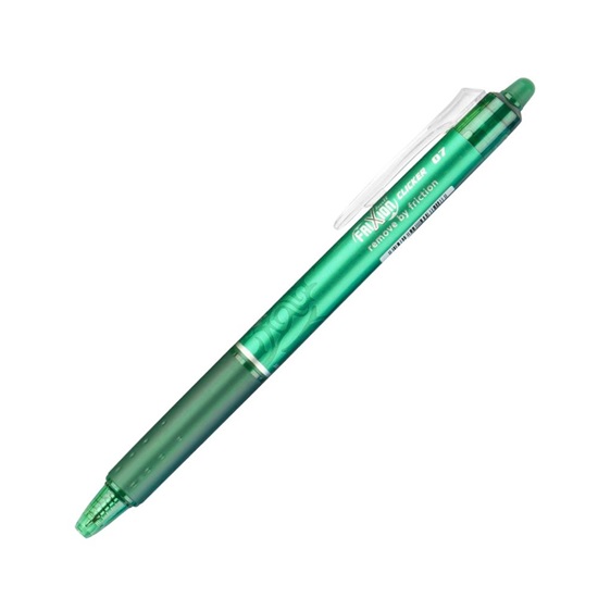 Pilot Rollerball Pen Frixion Clicker M Green (BLRT-FR7-GR) (PILBLRT-FR7-GR)-PILBLRT-FR7-GR