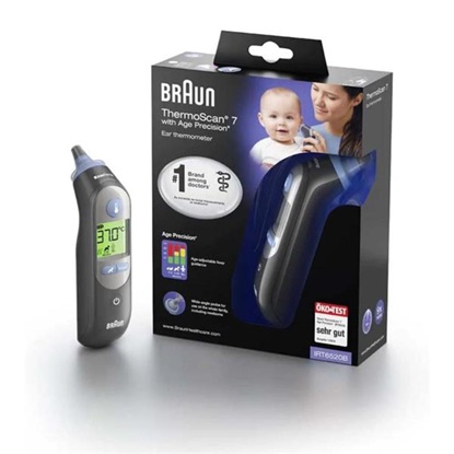 Braun Clinical thermometer ThermoScan 7 IRT 6520 Black (IRT6520B) (BRAIRT6520B)-BRAIRT6520B
