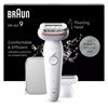 Braun Silk-epil 9 Epilator Machine Epilator for the Body White (225229) (BRA225229)-BRA225229