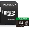 Adata mSD Speed+ 64GB UHS1 U3 V30 A2 160/140 MB/s+ada (UD64GUI3V30A2SP-RA1) (ADAUD64GUI3V30A2SP-RA1)-ADAUD64GUI3V30A2SP-RA1
