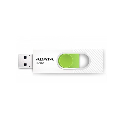 Adata UV320 256GB USB3.2 White-Green (AUV320-256G-RWHGN) (ADAAUV320-256G-RWHGN)-ADAAUV320-256G-RWHGN