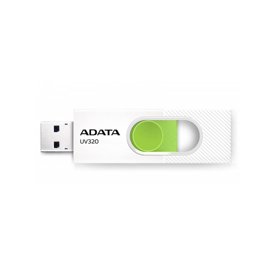 Adata UV320 64GB USB3.1 White -Green (AUV320-64G-RWHGN) (ADAAUV320-64G-RWHGN)-ADAAUV320-64G-RWHGN