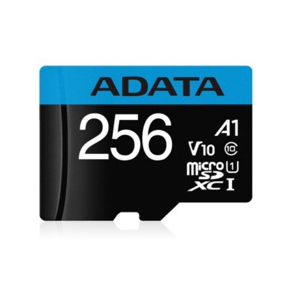 Adata Premier 256 GB MicroSDXC UHS-I Class 10 (AUSDX256GUICL10A1-RA1) (ADAAUSDX256GUICL10A1-RA1)-ADAAUSDX256GUICL10A1-RA1