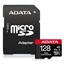 Adata memory card 128 GB MicroSDXC UHS-I Class 10 (AUSDX128GUI3V30SHA2-RA1) (ADAAUSDX128GUI3V30SHA2-RA1)-ADAAUSDX128GUI3V30SHA2-RA1