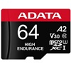 Adata memory card 64 GB MicroSDXC UHS-I Class 10 (AUSDX64GUI3V30SHA2-RA1) (ADAAUSDX64GUI3V30SHA2-RA1)-ADAAUSDX64GUI3V30SHA2-RA1