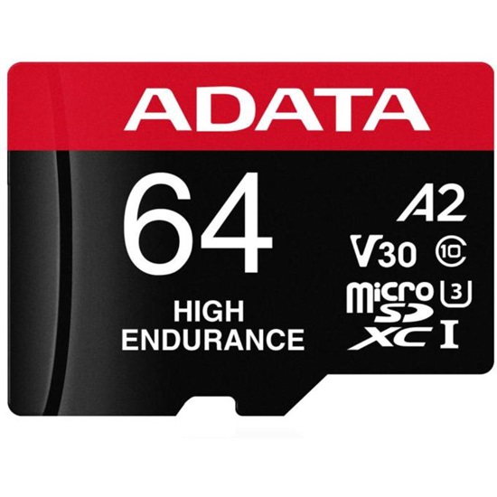 Adata memory card 64 GB MicroSDXC UHS-I Class 10 (AUSDX64GUI3V30SHA2-RA1) (ADAAUSDX64GUI3V30SHA2-RA1)-ADAAUSDX64GUI3V30SHA2-RA1