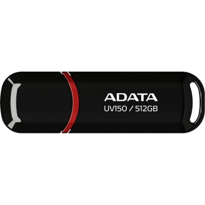 Adata UV150 512GB USB 3.2 Black (AUV150-512G-RBK) (ADAAUV150-512G-RBK)-ADAAUV150-512G-RBK