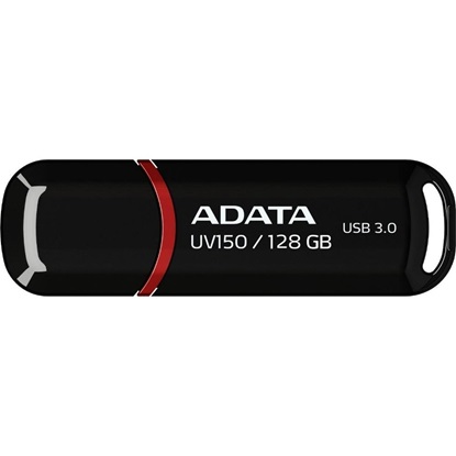 Adata AUV150-128G-RBK USB flash drive 128 GB USB Type-A 3.2 Gen 1 (3.1 Gen 1) Black (AUV150-128G-RBK) (ADAAUV150-128G-RBK)-ADAAUV150-128G-RBK