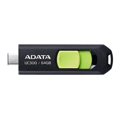 Adata UC300 64GB USB 3.2-C Gen1 (ACHO-UC300-64G-RBK/GN) (ADAACHO-UC300-64G-RBK-GN)-ADAACHO-UC300-64G-RBK-GN