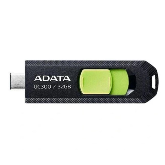 Adata UC300 32GB USB 3.2-C Gen1 (ACHO-UC300-32G-RBK/GN) (ADAACHO-UC300-32G-RBK-GN)-ADAACHO-UC300-32G-RBK-GN