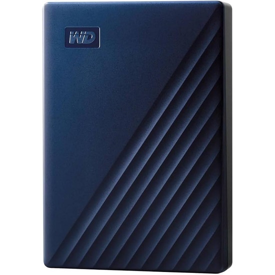 Western Digital My Passport for Mac USB-C / USB 3.2 External HDD 5TB 2.5" Blue (WDBA2F0050BBL-WESN)-WDBA2F0050BBL-WESN