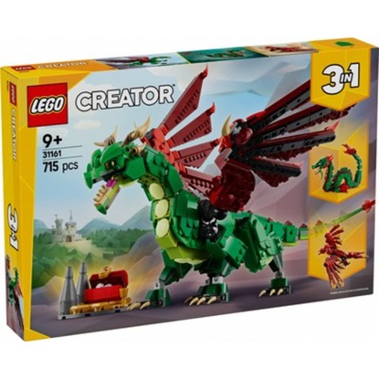 Lego Creator 3-In-1 Green Dragon (31161) (LGO31161)-LGO31161