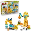 Lego DUPLO Town Construction Site with Construction Vehicles - 3-in-1 Set (10476) (LGO10476)-LGO10476