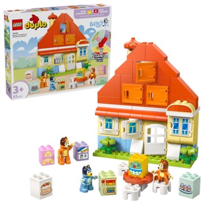 Lego Duplo Bluey Bluey's Family House with Memory Game (10459) (LGO10459)-LGO10459