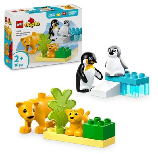 Lego Duplo Town Wildlife Families: Penguins And Lions (10442) (LGO10442)-LGO10442