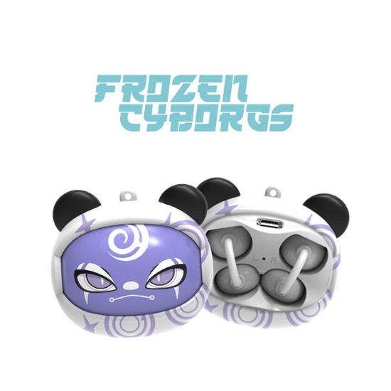 Kiddoboo GOAT Earbuds Frozen Cyborgs (KBG08PRL)-KBG08PRL