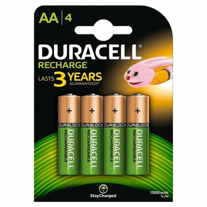 Duracell Επαναφορτιζόμενες Μπαταρίες AA Ni-MH 1300mAh 1.2V 4τμχ (39247) (DUR39247)-DUR39247