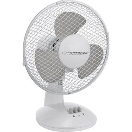 Esperanza 9 Inch Desk  Cooling Fan Zephyr (EHF004WE) (ESPEHF004WE)-ESPEHF004WE