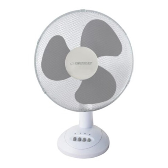 Esperanza Cooling Fan Chinook White/gray Ehf003we (EHF003WE) (ESPEHF003WE)-ESPEHF003WE