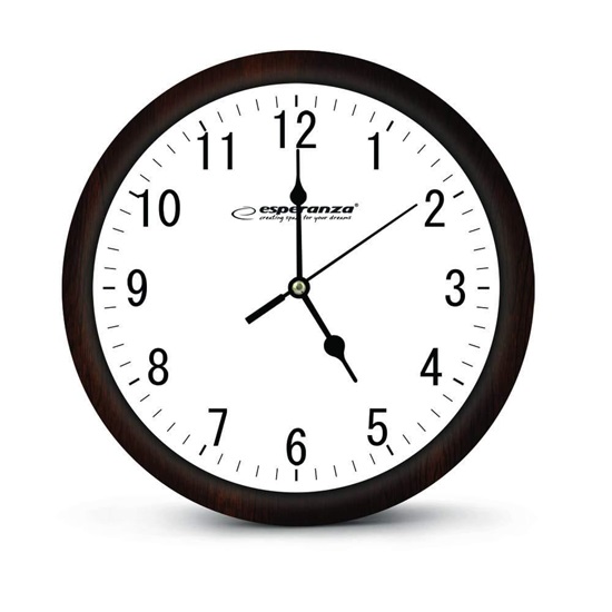 Esperanza Wal Clock Los Angeles  White (EHC015W) (ESPEHC015W)-ESPEHC015W