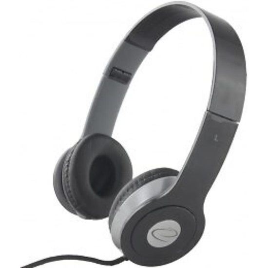 Esperanza Headphones Audio Stereo Eh145k Techno Black (EH145K) (ESPEH145K)-ESPEH145K