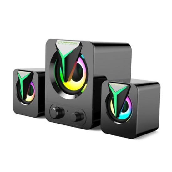 Esperanza Speakers 2.1 Usb Rainbow Soprano (EGS107) (ESPEGS107)-ESPEGS107