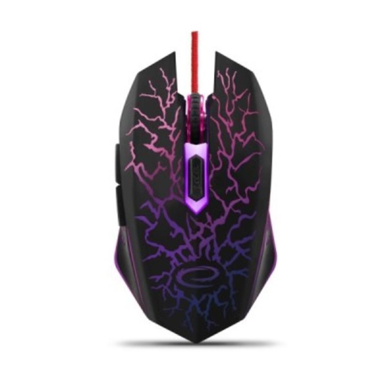 Esperanza Wired Mouse For Gamers 6d Opt.usb Mx211 Lightn (EGM211R) (ESPEGM211R)-ESPEGM211R