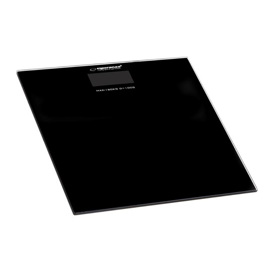 Esperanza Digital Bathroom Scale  Aerobic Ebs002k Black (EBS002K) (ESPEBS002K)-ESPEBS002K