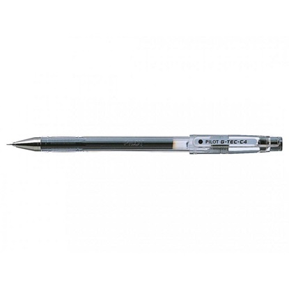 Στυλό GEL PILOT G-Tec C4 0.4 mm (Μαύρο) (2502001)-PILGTEC4BK