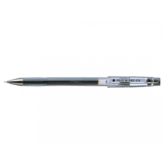 Στυλό GEL PILOT G-Tec C4 0.4 mm (Μαύρο) (2502001)-PILGTEC4BK