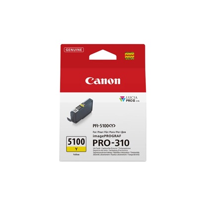 Canon Μελάνι Inkjet PFI-5100 Yellow (6955C001) (CANPFI-5100Y) *-CANPFI-5100Y