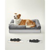 Feandrea Dog Bed με αφρό μνήμης 91 x 71 x 25 cm - Γκρι (PGW076G02) (FEAPGW076G02)-FEAPGW076G02