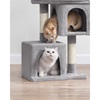 Feandrea Cat Tower, Height 74 cm, up to 2 cats (PCT612W01) (FEAPCT612W01)-FEAPCT612W01