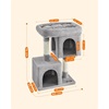Feandrea Cat Tower, Height 74 cm, up to 2 cats (PCT612W01) (FEAPCT612W01)-FEAPCT612W01