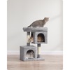 Feandrea Cat Tower, Height 74 cm, up to 2 cats (PCT612W01) (FEAPCT612W01)-FEAPCT612W01